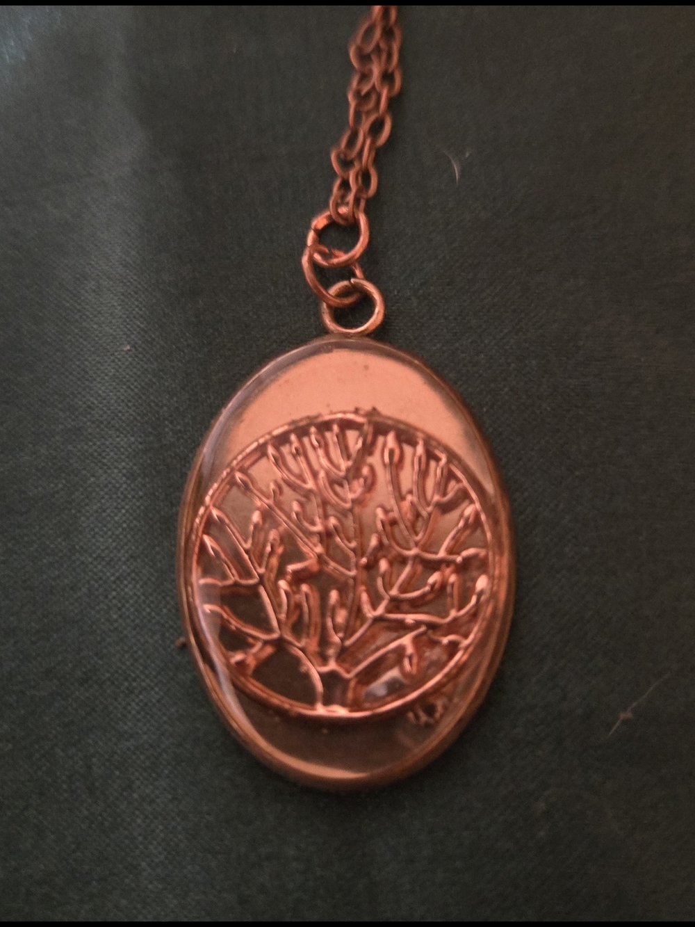 Hand Crafted Copper/ Rose Gold Tree of Life Pendant